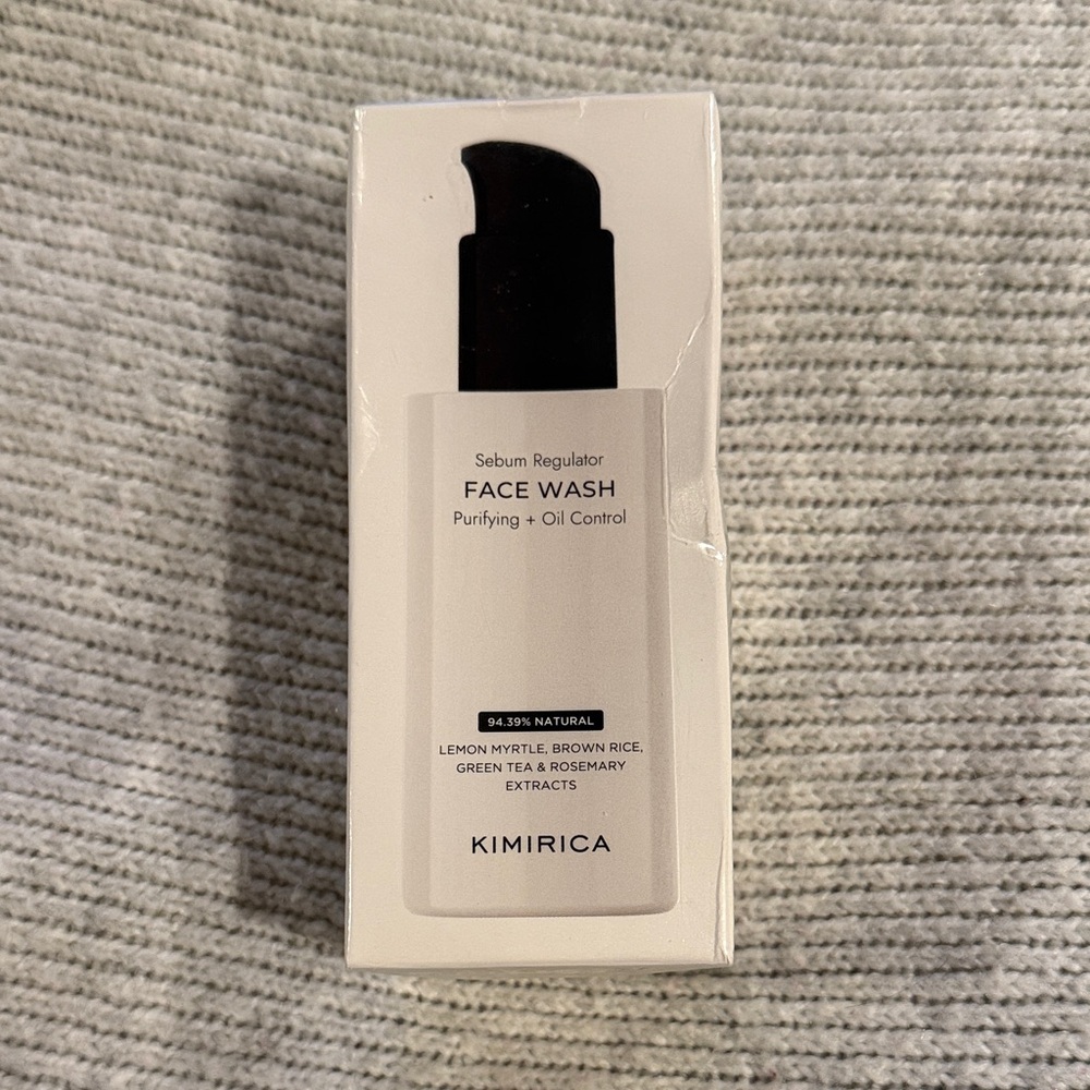 Kimirica Face Wash sebum regulating plant powered science NEW IN BOX